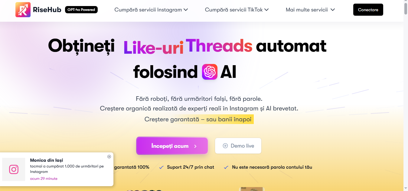 AI-Driven Social Media Growth Platform