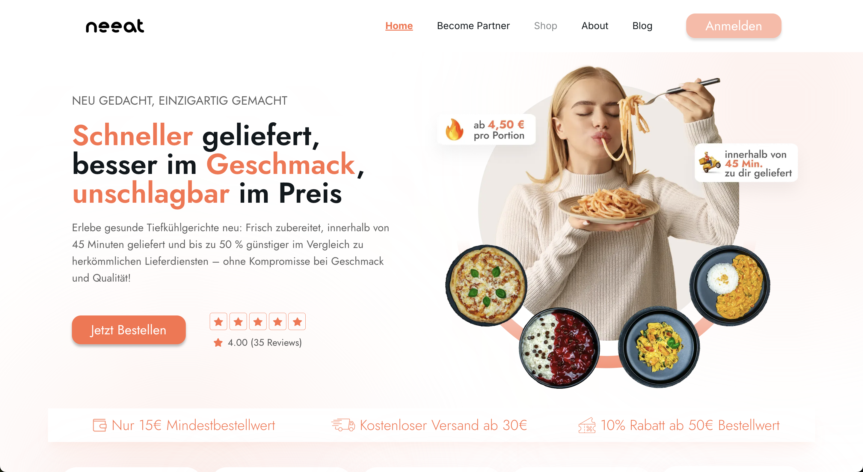 Seamless Online Food Ordering Marketplace